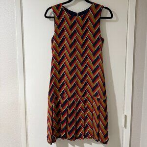 Gucci Chevron Pleated Dress | IT 40, US 4